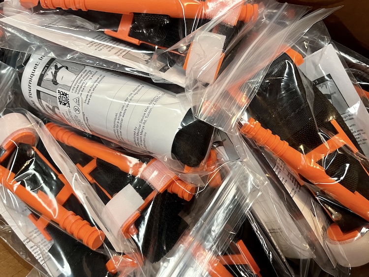 Shipped tourniquets